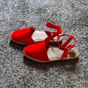 Red Sandals
